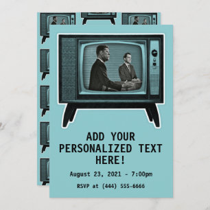 Invitación Kennedy Nixon Debate televisivo de 1960