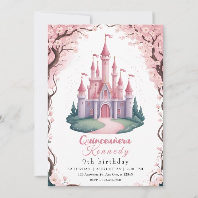 Invitación Kennedy’s 9th Birthday (Anverso)