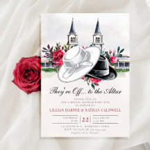 Kentucky Derby Boda Bridal Shower Rosas moderno