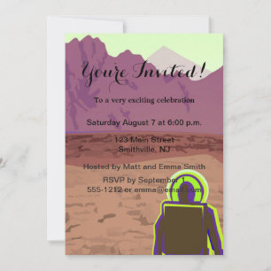 Invitación Kepler Space Travel Destination Planet Adventure