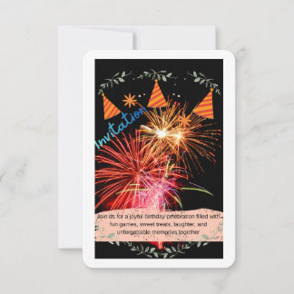Invitación Kids Birthday Invitation Template – Customizable P