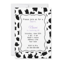 Kid's Gothic Cat Birthday Party