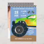 Invitación Kids Monster Truck Birthday Party (Fiesta de cumpl<br><div class="desc">Personalizable a las especificaciones de su evento.</div>