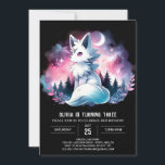 Invitación Kids Personalizado Wolf Birthday<br><div class="desc">Las invitaciones para el cumpleaños del Personalizado Wolf infantil están diseñadas con un ilustracion de lobos adorable y juguetón, perfecto para los cumpleaños de los niños. Completamente personalizable en línea, esta invitación digital le permite personalizar los detalles del evento con facilidad, haciendo que sea realmente único para su celebración. Ya...</div>