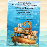 Invitación Kids Safari Animal Bote Fiesta de Cumpleaños<br><div class="desc">Navegar en una aventura salvaje con nuestros niños Safari Animal Boat Ride Birthday Party Invitación! Perfecto para una fiesta de cumpleaños llena de diversión y emoción, estas invitaciones prometen una celebración inolvidable para su pequeño explorador. Características: Adorable Diseño Animal Safari: Con animales de safari lindos como leones, cebras, jirafas y...</div>