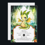Invitación Kids Watercolor Dragon Birthday<br><div class="desc">Encienda la emoción de su mística celebración con nuestra "Invitación de cumpleaños de Kids Watercolor Dragon". Estas invitaciones muestran impresionantes dragones acuáticos que se extienden por un cielo lleno de nubes y estrellas. El uso de suaves acuarelas da a los dragones un aspecto de ensueño, invitando a los clientes a...</div>