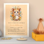 Invitación Kids Watercolor Hamster Floral Birthday Party<br><div class="desc">Este bonito diseño cuenta con una bonita hamaca acuarela rodeada de delicadas flores,  lo que le confiere el tono perfecto para una deliciosa fiesta de cumpleaños. Invita a tus amigos y seres queridos a un fiesta tan dulce y encantador como este pequeño hámster."</div>