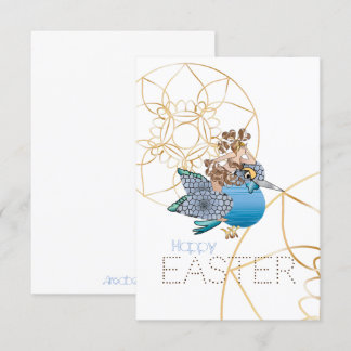 Invitación Kingfisher e le Fatine della Buona Pasqua