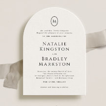 Kingston Elegant Monograma Typography Boda
