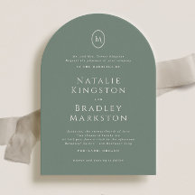 Kingston Elegant Monograma Typography Boda