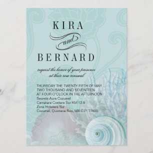 Invitación Kira Seashell Dreams Beach Weda