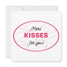 Kisses Love Lips Red Pink Lettering.
