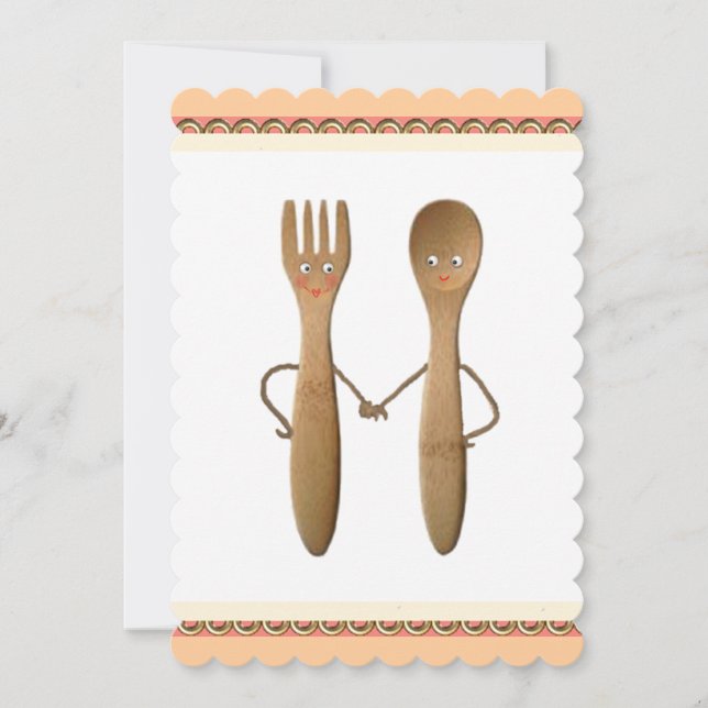 Invitación Kitchen Bridal Shower (Anverso)