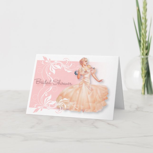 Invitación Kitsch Bitsch : Vintage Bridal Shower (Anverso)