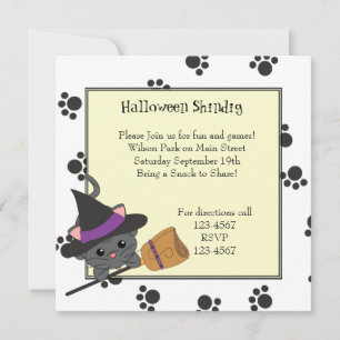 Invitación Kitty Witch Cutie