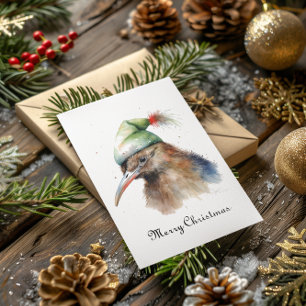 Invitación Kiwi de Navidad Acogedor, personalizable