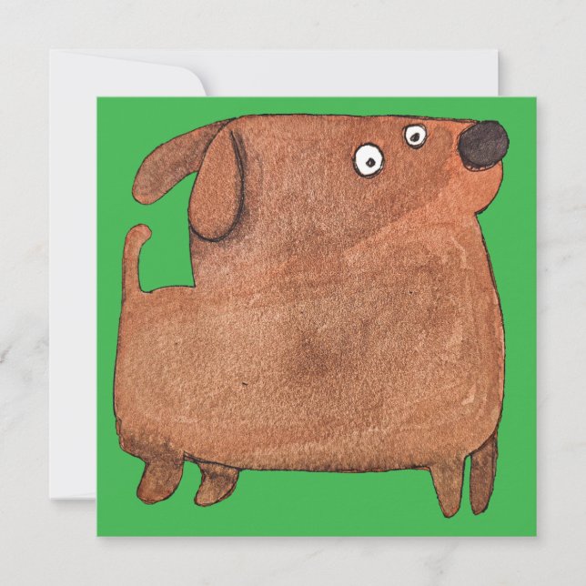 Invitación Kleiner Hund (Anverso)