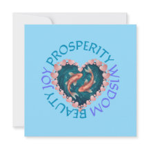 Koi buena fortuna rosa y turquesa