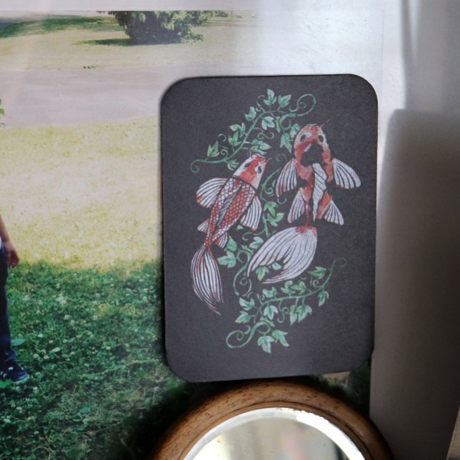 Invitación Koi Fish Pond Kois Ivy Pescado Japonés (Subido por el creador)