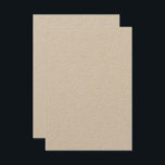 Invitación Kraft de personalizado de 3,5" x 5" | Matte ecológ<br><div class="desc">Crea invitaciones personalizados impresionantes con nuestras tarjetas de papel Kraft de 3, 5" x 5" premium. Perfecto para bodas, cumpleaños y eventos especiales, estas invitaciones ecológicas cuentan con un acabado suave de color tierra y un espesor de 14 puntos (100 libras). Elija entre orientaciones de retrato o paisaje y personalizar...</div>