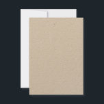 Invitación Kraft personalizado 3,5" x 5" | Mate ecológico<br><div class="desc">Crea invitaciones personalizadas impresionantes con nuestras tarjetas de papel Kraft premium de 3, 5" x 5". Perfectas para bodas, cumpleaños y eventos especiales, estas invitaciones ecológicas cuentan con un acabado suave de tono terroso y un grosor de 14 pt (peso de 100 lb). Elija entre orientaciones verticales o horizontales y...</div>