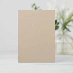 Invitación Kraft personalizado 9 x 13 cm Mate ecológico