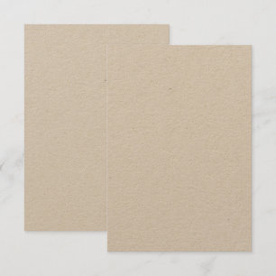 Invitación Kraft personalizado 9 x 13 cm Mate ecológico