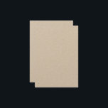 Invitación Kraft personalizado 9 x 13 cm | Mate ecológico<br><div class="desc">Crea invitaciones personalizadas impresionantes con nuestras tarjetas de papel Kraft premium de 3, 5" x 5". Perfectas para bodas, cumpleaños y eventos especiales, estas invitaciones ecológicas cuentan con un acabado suave de tono terroso y un grosor de 14 pt (peso de 100 lb). Elija entre orientaciones verticales o horizontales y...</div>