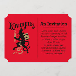 Invitación Krampus