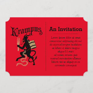 Invitación Krampus