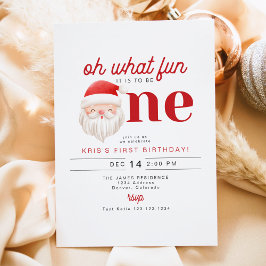 Invitación KRIS Oh Qué Diversión De Ser Un Primer Cumpleaños