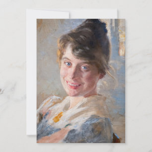 Invitación Kroyer - Retrato de la esposa de la artista Marie