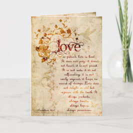 Invitación KRW Love Is Corinthians Wedting Ecru
