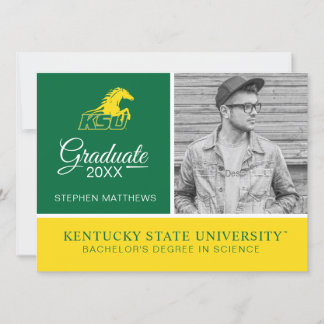 Invitación KSU Universidad de Kentucky State Graduado
