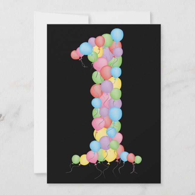 Invitación La 1ra fiesta del cumpleaños del bebé hincha (Anverso)