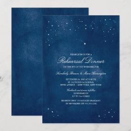 Invitación La acuarela azul de Star | Ensayo Boda