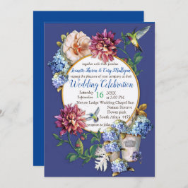 Invitación La acuarela floral de la era victoriana