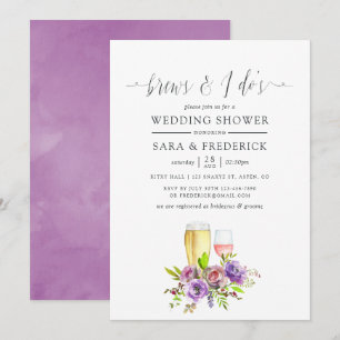 Invitación La acuarela floral de primavera se rompe antes de