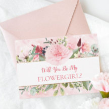 La acuarela rosa será mi chica de flor