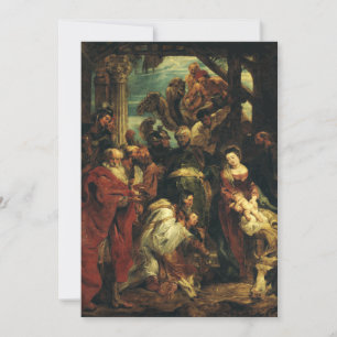 Invitación La Adoración de los Magos por Peter Paul Rubens