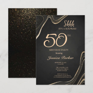 Invitación La Agencia de Oro Negro sorprende a los 50 años
