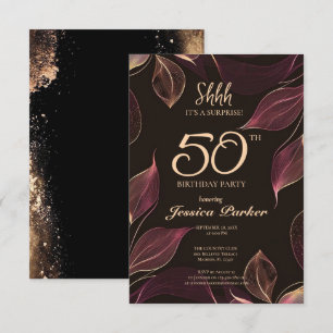 Invitación La Agencia de Oro Negro sorprende a los 50 años