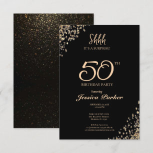 Invitación La Agencia de Oro Negro sorprende a los 50 años