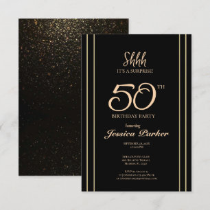 Invitación La Agencia de Oro Negro sorprende a los 50 años