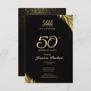 Invitación La Agencia de Oro Negro sorprende a los 50 años