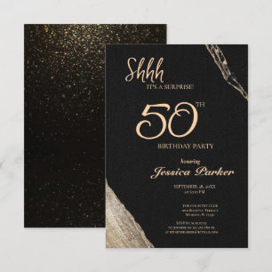 Invitación La Agencia de Oro Negro sorprende a los 50 años