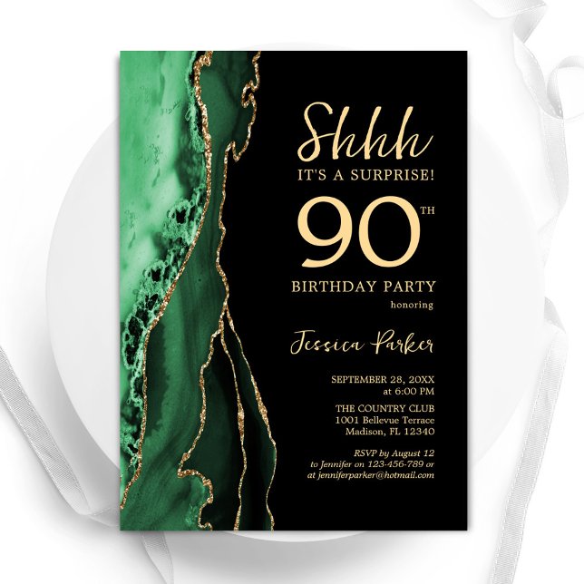 Invitación La Agencia Verde de Oro Negro sorprende a los 90 a (Subido por el creador)