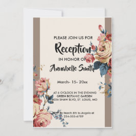 Invitación la amada recepción