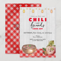 La amistad Potluck Chili Cocina De Acción De Graci