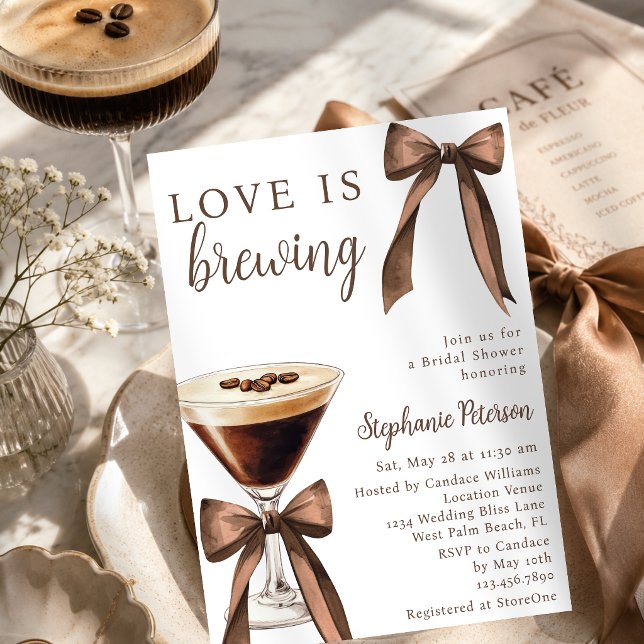 Invitación La Amor Está Fermentando Tazón Espresso Martini De (Subido por el creador)
